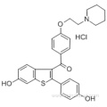 Methanone,[6-hydroxy-2-(4-hydroxyphenyl)benzo[b]thien-3-yl][4-[2-(1-piperidinyl)ethoxy]phenyl]-,hydrochloride (1:1) CAS 82640-04-8